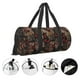 thumbnail image 3 of Fotbe Hearts and French Bulldog Bolsa Deportiva de Lona Plegable con Estampado, Bolsa de Gimnasio con Bolsillo Seco/Húmedo, Bolsa de Viaje Ultraligera de Gran Capacidad, 3 of 6