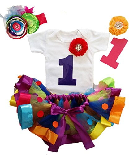 first birthday rainbow outfit