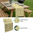 thumbnail image 5 of Yellow Flowers Table Runner - 90 Inch Long, Kitchen Dining Table Runner Dresser Scarves, Rustic Floral Leaves Garden Country Farmhouse Decor for Coffee Tables Wedding Party Banquet, 5 of 8