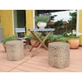 thumbnail image 5 of Delsit Pouf and Footstool Ottoman - Waterproof Round Stool for Indoor and Outdoor Use, Room Decor & Furniture with Removable Cover, Made in Europe, 5 of 5