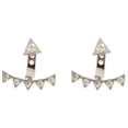 thumbnail image 1 of Personality Earrings Leaves Beautiful Diamond Earrings Irregular Mesh, 1 of 9