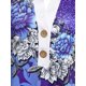 thumbnail image 4 of Camiseta Acanalada Diseño Impreso Floral Tamaño Grande Rosegal Mangas largas de talla grande, 4 of 5