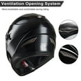 thumbnail image 5 of AHR RUN-F1 DOT Motorcycle Full Face Helmet Dual Visors Sun Shield Street Bike Motorbike Touring ABS Helmet, 5 of 11