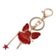thumbnail image 2 of 1pc Elegante Flor Hada Llavero Cristal Coche Colgante Llavero Colgante Pequeño Regalo, 2 of 2