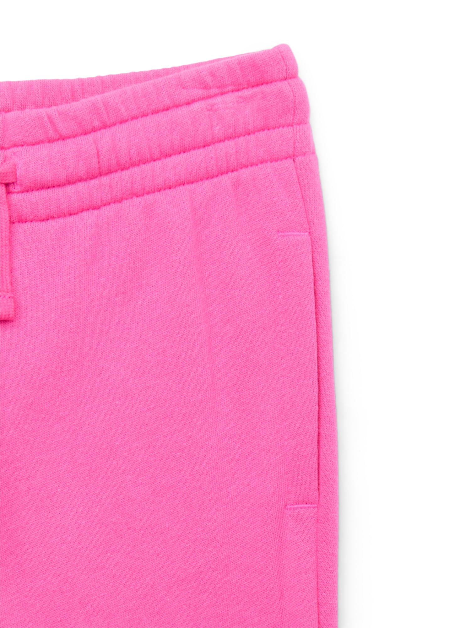 Athletic Works Little and Big Girls Fleece Jogger Sweatpants, Sizes 4-18 & Plus