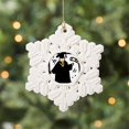 thumbnail image 3 of CafePress - Graduate Receiving Diploma Graduation - Snowflake Ornament, 3 of 3