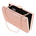 thumbnail image 4 of Bolso de noche de embrague de mujer bolso de hombro de boda con 1 pieza champán Sunnimix Embrague de tarde de las mujeres, 4 of 8