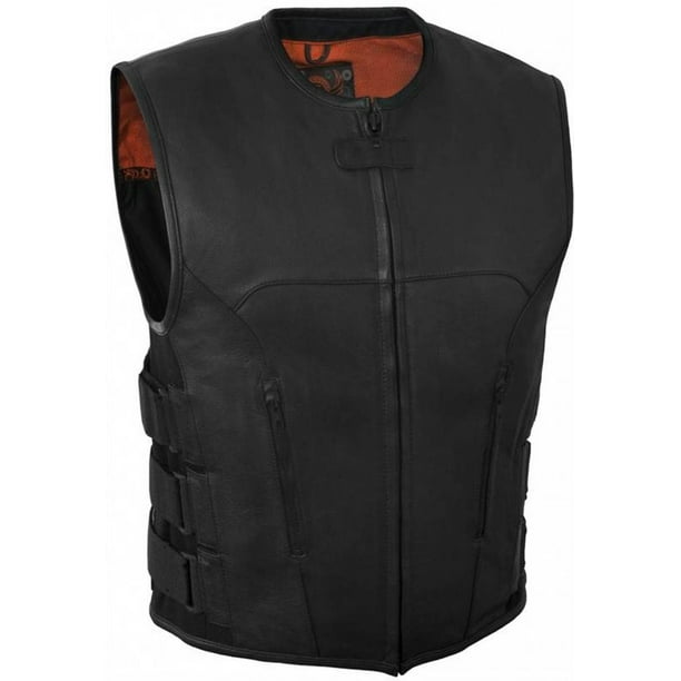True Element Men's Swat Team Style Vest with Side Size Adjustment ...