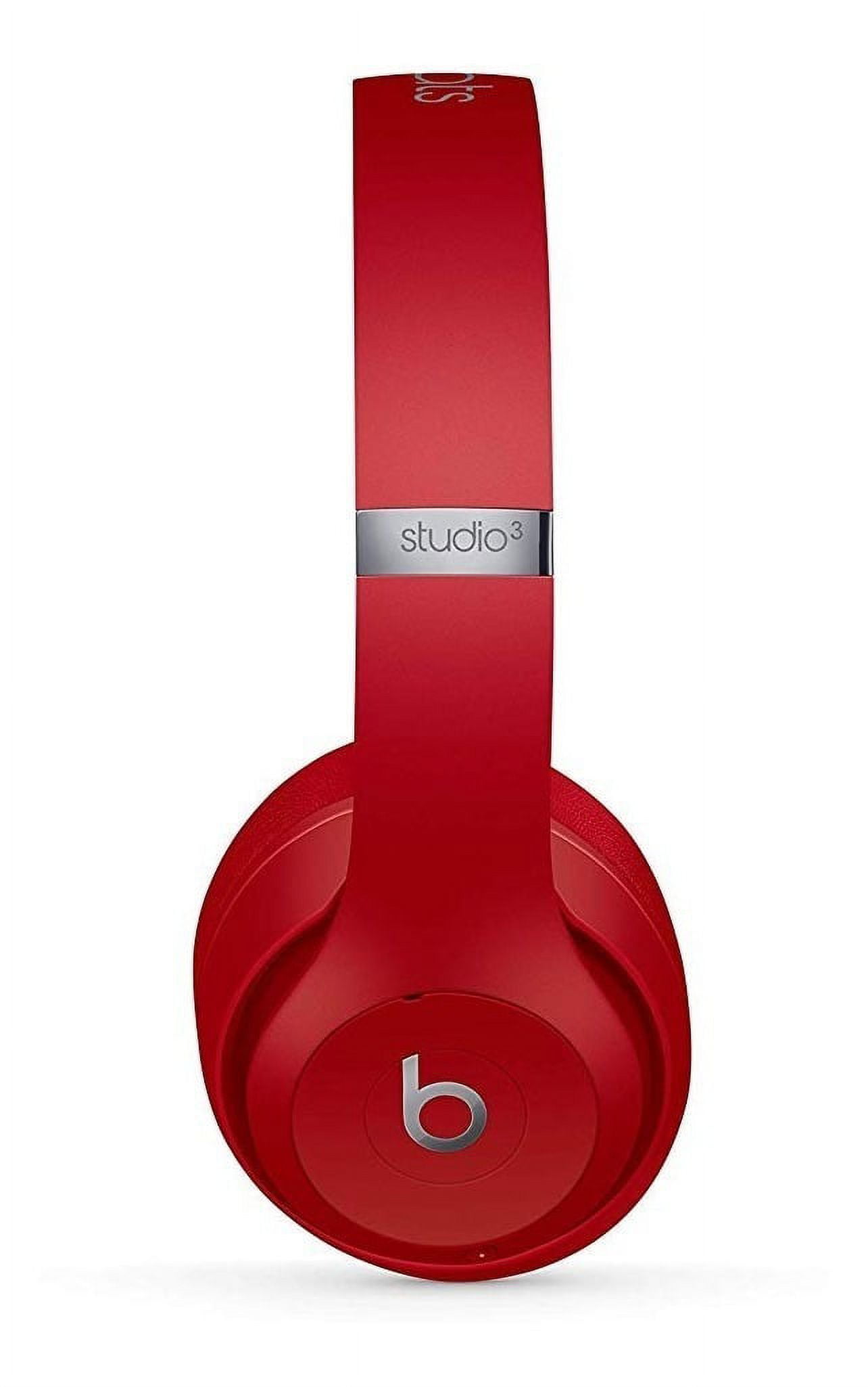 Beats Studio3 Wireless Over-Ear Headphones, Red (Scratch and Dent