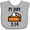 AC-Heather Grey, variant on Inktastic Pi Day 3.14 Boys or Girls Baby Bib