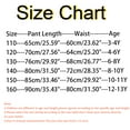 thumbnail image 3 of WOLLED Boy's Casual Fleece Lined Sweatpants for Kids Youth Spring Fall Jogger Pants 3-15 Years Toddler Loose Elastic Waist Thickened Trousers, 3 of 9