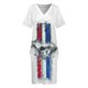 thumbnail image 3 of Vestido holgado con bolsillo y logotipo de Mustang, vestido de mujer, 2025, 3 of 6
