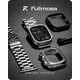 thumbnail image 2 of Correa de reloj Fullmosa compatible con Apple, 42 mm, plata y acero inoxidable, 2 of 6