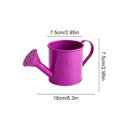 thumbnail image 3 of Vintage Wrought Iron Watering Can Decorative Vase,Multi‑Purpose Small Household Storage Container For Indoor Home Decor.Hot Pink, 3 of 6