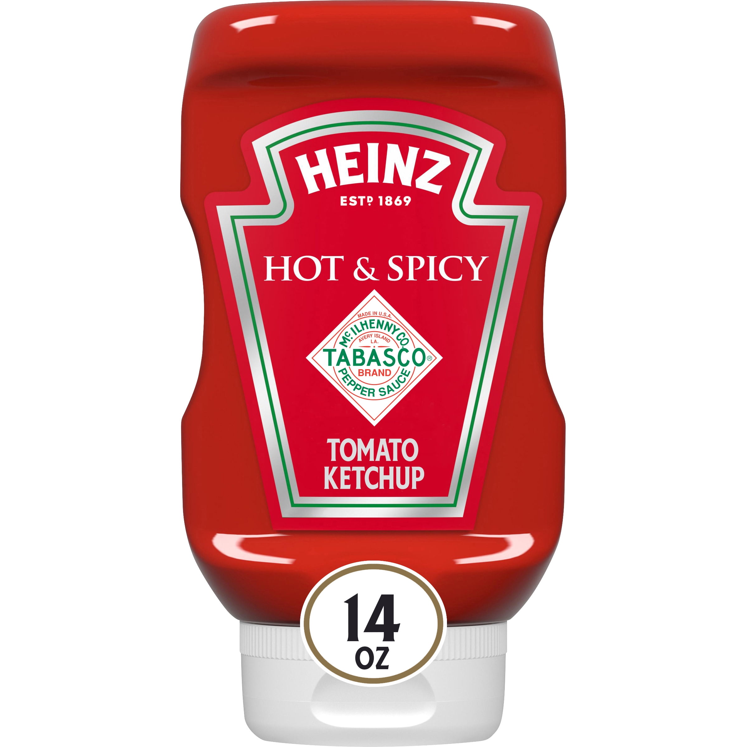Heinz Hot & Spicy Tomato Ketchup Blended with TABASCO® Brand Pepper
