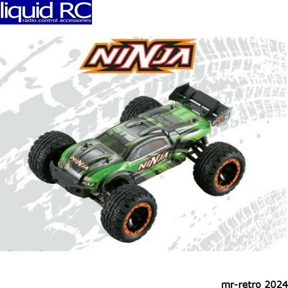 Imex Model Company Inc 19020-GREEN Ninja 1/16th Scale Brushed RTR 4WD Truggy Green