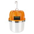 thumbnail image 2 of Meileang Lampe de Camping Solaire 3 Modes Réglables Étanche Rechargeable par USB Super Lumineuse Lampe de Tente de Randonnée Extérieure Lanterne d'Urgence, 2 of 7