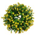 thumbnail image 2 of Artificial Plant Wreath Garland Hanging Ornament Colorful Summer Green Rattan Hoop Welcome Hanging Leaf Decor for Window Farmhouse Wedding Party Yellow 45, 2 of 7