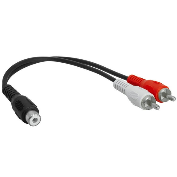 Cmple - Y-Adapter (2 RCA Plugs to 1 RCA Jack)