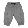 thumbnail image 5 of 3/4 Joggers for Men Multi Pockets Summer Drawstring Elastic Waist Outdoor 3/4 Cargo Sweatpant for Workout, 5 of 9