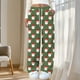 thumbnail image 3 of Puyaiuu Women's Christmas Plush Pajama Pants with Pockets Adjustable lacing, Soft Fleece Lounge Pants Holiday Print Gift, 3 of 5