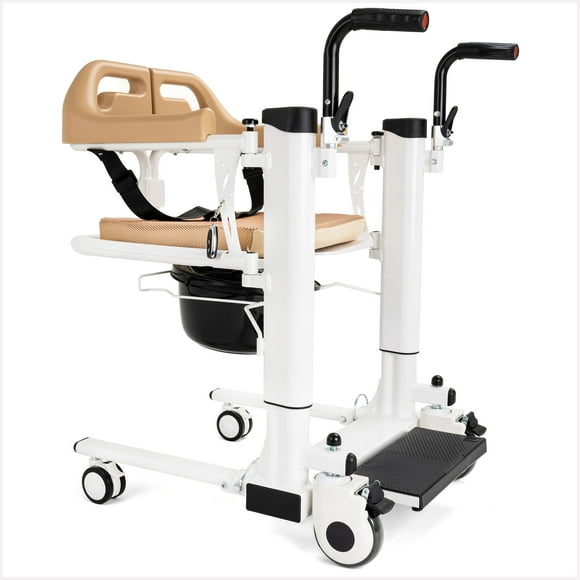 Silla de Transferencia Eléctrica HILPHY MEDICAL para Baño con Ruedas y Apoyabrazos