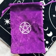 thumbnail image 1 of Bolsa con cordón de franela de la marca Tarot, bolsa con cordón para joyas, bolsa para dispositivos móviles, bolsa de nailon, bolsa pequeña, 1 of 6