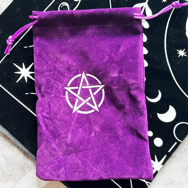 Bolsa con cordón de franela de la marca Tarot, bolsa con cordón para joyas, bolsa para dispositivos móviles, bolsa de nailon, bolsa pequeña