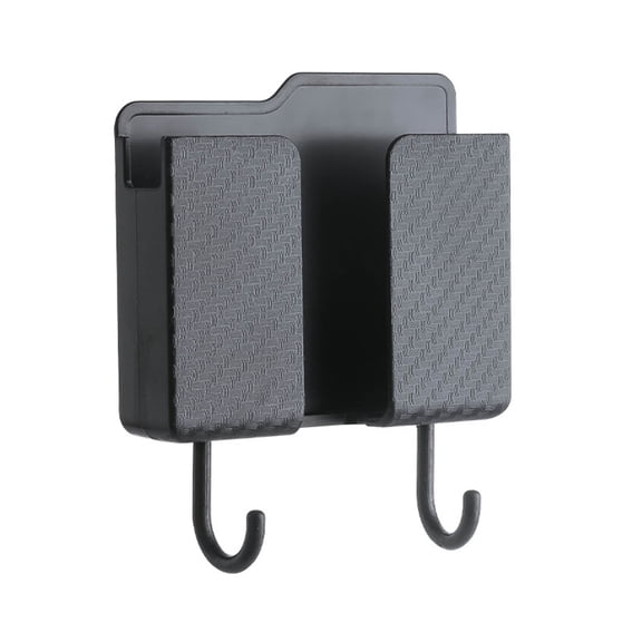 Wall Mounted Phone Holder Self-Adhesive Cell Phone Charging Stand Air Conditioner TV Remote Control Storage Box