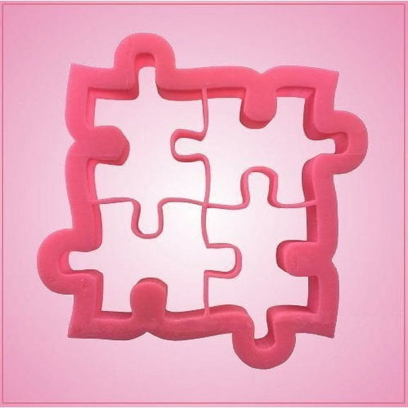 Embossed Autism Awareness Cookie Cutter 3-1/2 Inches