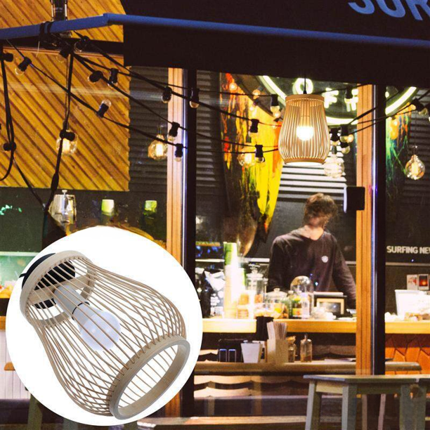 Lámparas colgantes de bambú con arte de bambú, luces de bambú para restaurante, meditación zen, salón de té de una sola cabeza, balcón, luces de restaurante de ollas calientes para alojamiento