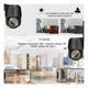 thumbnail image 4 of 2NLF® Cámara de seguridad Wifi con resolución 4MP visión nocturna incluida color negro, 4 of 8