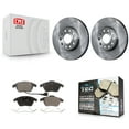 thumbnail image 1 of Transit Auto Front Disc Brake Rotors and Ceramic Pads Kit for Car Volkswagen Jetta Golf Beetle Rabbit Audi Eos A3 GTI Quattro K8T-100481, 1 of 11