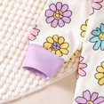 thumbnail image 7 of Enyan Baby Girl Outfit 3 6 12 18 24 Months 2T 3T Girl Clothing Set Bowknot Printed All-over Sweatshirt Joggers Set,2-3 Years, 7 of 7