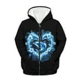 thumbnail image 5 of DISNIMO Kids Dolphin Hoodies for Boy Heart hoodie Teens Flower Hoodie Boys Zip Sweatshirts Size 11-13 Hoodie for Children Hoodie Sweatshirt Youth Hooded Jacket Hoodie Jackets Animal Hoodies for Kids, 5 of 7