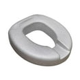 thumbnail image 3 of jifeng Elevated Toilet Seat Cushion Adds Height for Home Use Practical Enhanced Comfort Gray, 3 of 9