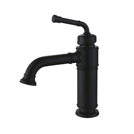 Solid Brass Bathroom Sink Faucet, Single Lever Handle Basin Faucet