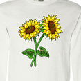 thumbnail image 4 of Inktastic Pair of Sunflowers Long Sleeve T-Shirt, 4 of 5