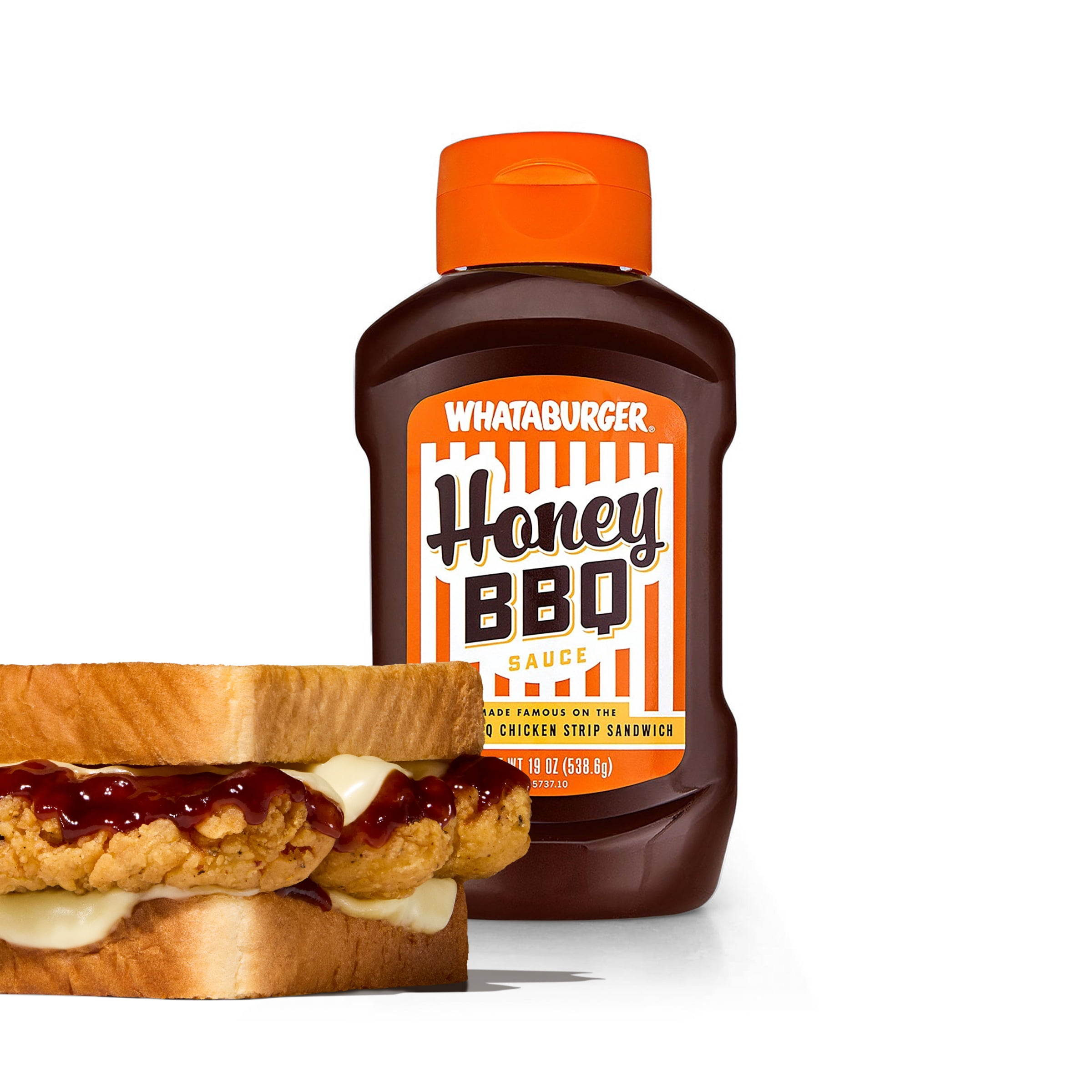 (3 pack) Whataburger Honey BBQ Sauce, 19 oz Bottle