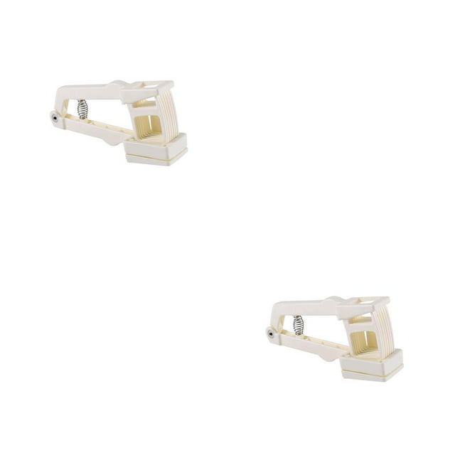 Rebanadora de ajo Naiovety de acero inoxidable picadora de jengibre para cocina Beige 2piezas