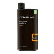 Every Man Jack Body Scrub And Shower Gel, Citrus, 16.9 Oz
