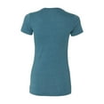 thumbnail image 3 of Bella Canvas 6004 Womens The Favorite T Shirt, HTHR DEEP TEAL, L, 3 of 3