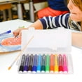thumbnail image 4 of Plastic Silky Crayon, Delicate Strokes Water-Soluble Crayon, Bright For Paper Poster Glass Mirror, 4 of 8