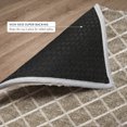 thumbnail image 6 of Addison Rugs Dream Shag Premium Machine Washable Transitional Lattice Taupe Rectangle Rug, 3' x 5', 6 of 8