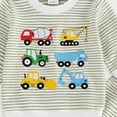 thumbnail image 4 of xaweyi Toddler Baby Boy Clothes Fall Outfits Long Sleeve Sweatshirt Tops Pants Set for Boys 6 9 12 18 24 Months 2T 3T 4T,Sizes 6-12 Months, 4 of 4