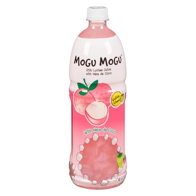 MOGU Boisson au Jus de Litchi avec Nata de Coco
