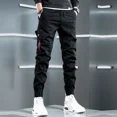 thumbnail image 2 of Pantalones para hombre, nuevos pantalones cargo casuales de primavera y verano para hombre, moda de lujo, estilo coreano, Y2k, vintage, emo, corte regular, 2 of 5