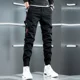 thumbnail image 2 of Pantalones para hombre, nuevos pantalones cargo casuales de primavera y verano para hombre, moda de lujo, estilo coreano, Y2k, vintage, emo, corte regular, 2 of 4