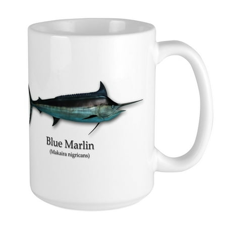 

CafePress - Blue Marlin Mugs - 15 oz Ceramic Large Mug