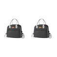 thumbnail image 2 of ZheElen Pack Lunch With Confidence Insulated Bento Bag Designed For Large Capacity With Strap+Black 2Set, 2 of 6